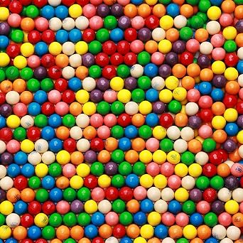 Gumballs for Gumball Machine Mixed Fruit Flavored Chewing Gum15 OZ, 0.55 Gumballs Nostalgic Bubble Gum for Party Favors, Easter Baskets, Candy Bar & Sweet Treats