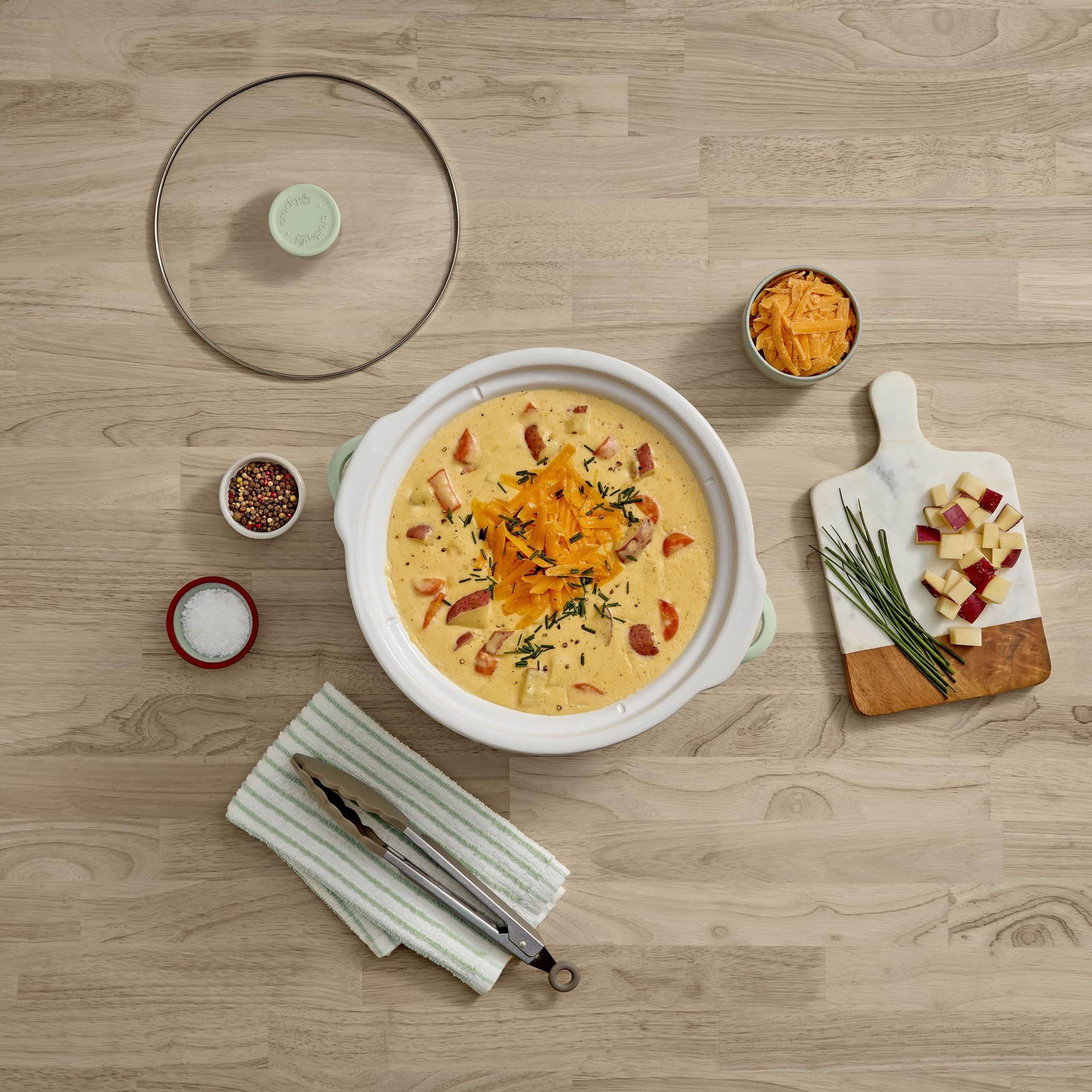 Mijoteuse manuelle Crock-Pot Design Series 4,5 L, vert sauge du désert (CSC122X)