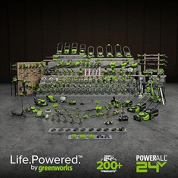 Greenworks 24V 600PSI Pressure Washer, Power Cleaner with 4ah USB battery&2A charger