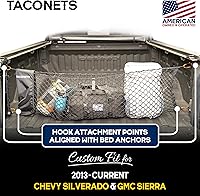 Vista 2 de Bolsa de Carga Envelope para GMC Sierra y Chevy Silverado - Compatible con 2013-2025 - Bungee de 5mm Actualizado - Bolsa de Almacenamiento Integrada