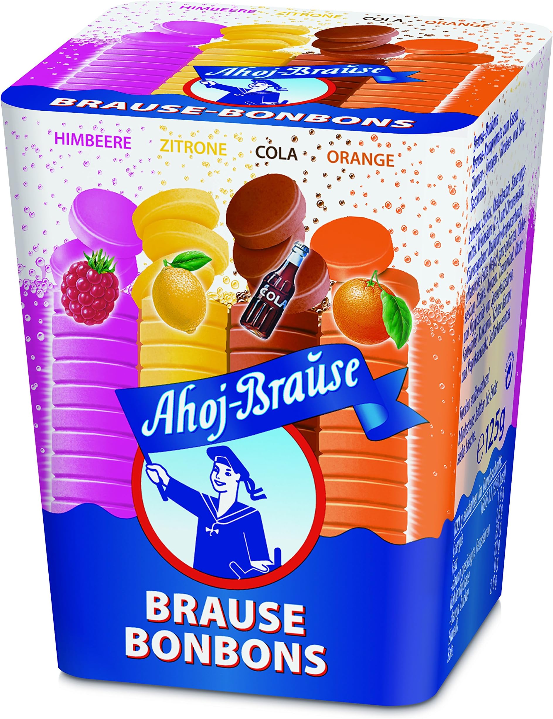 ONE box of Ahoj Brause Boxed candy - 125g / 4.4 oz