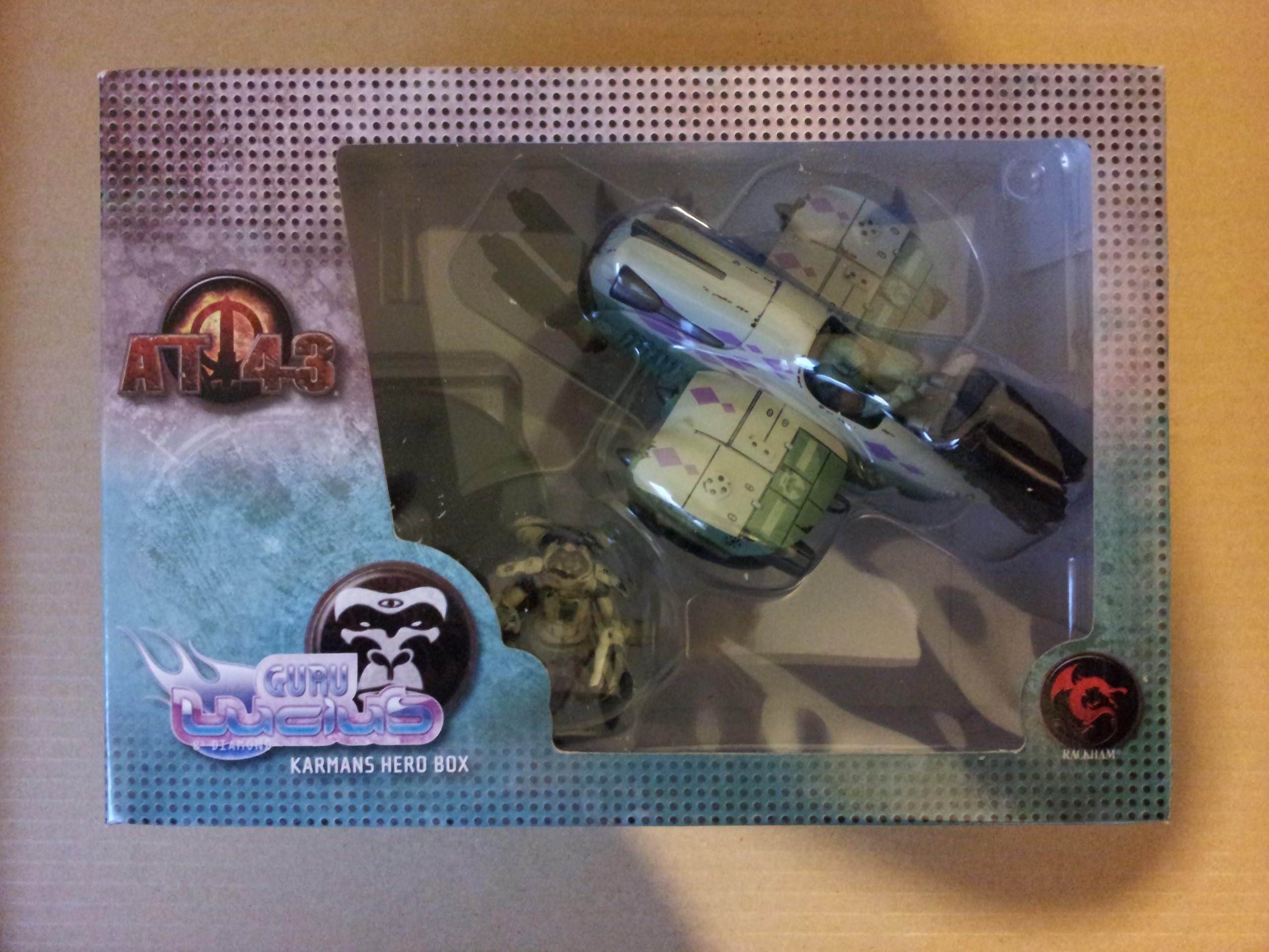 AT-43 Minature Game Karman Guru Lucius Hero Box