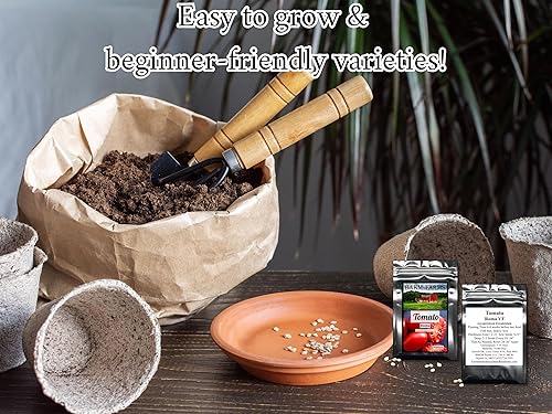 Miniatura 7 de Bóveda de semillas de supervivencia para principiantes más de 20,000 semillas tradicionales y sin OMG (30 variedades fáciles de cultivar) por B&KM