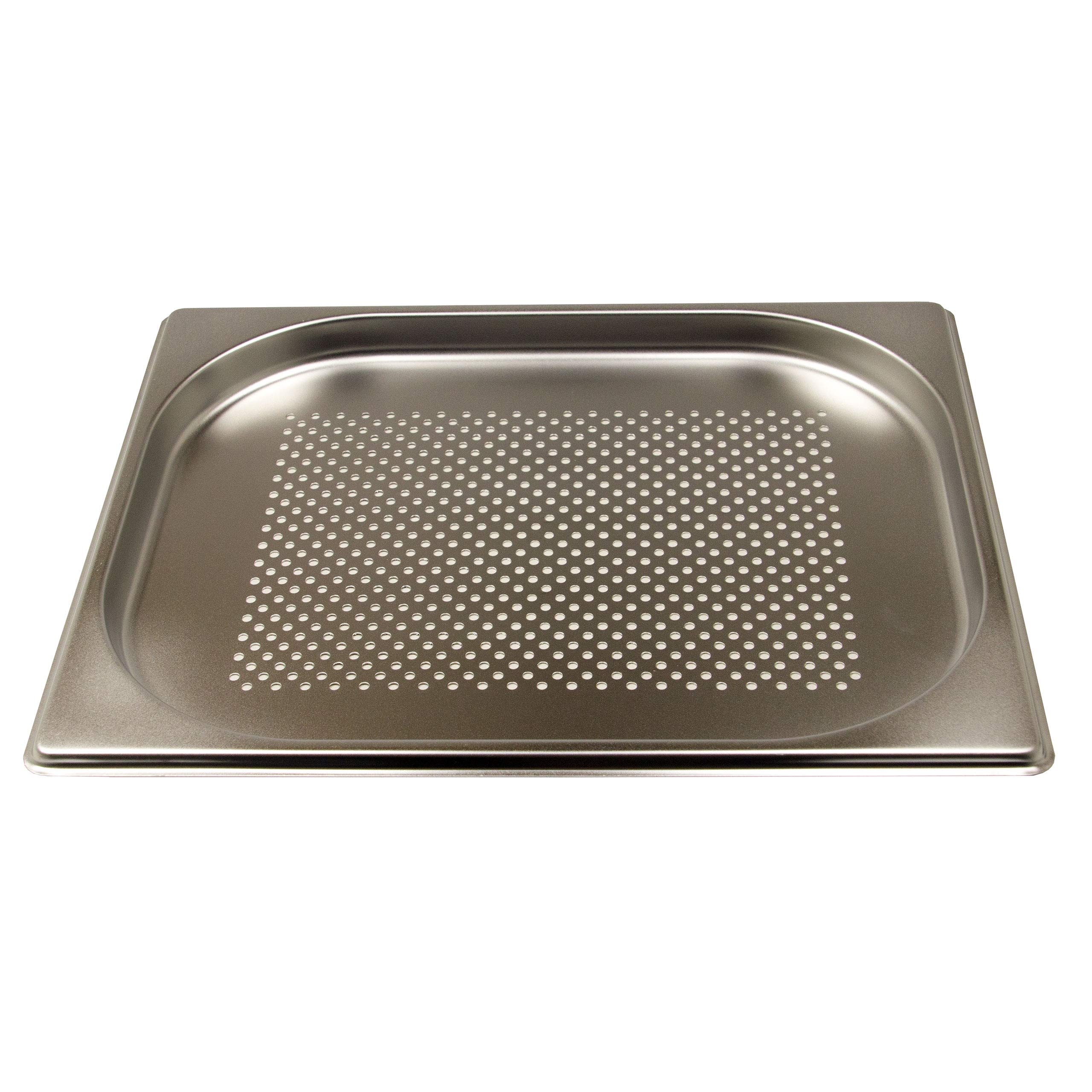 GN 1/3 - Lote de 6 recipientes para gastronomía, acero inoxidable, 0,75 litros, profundidad de 20 mm, perforados