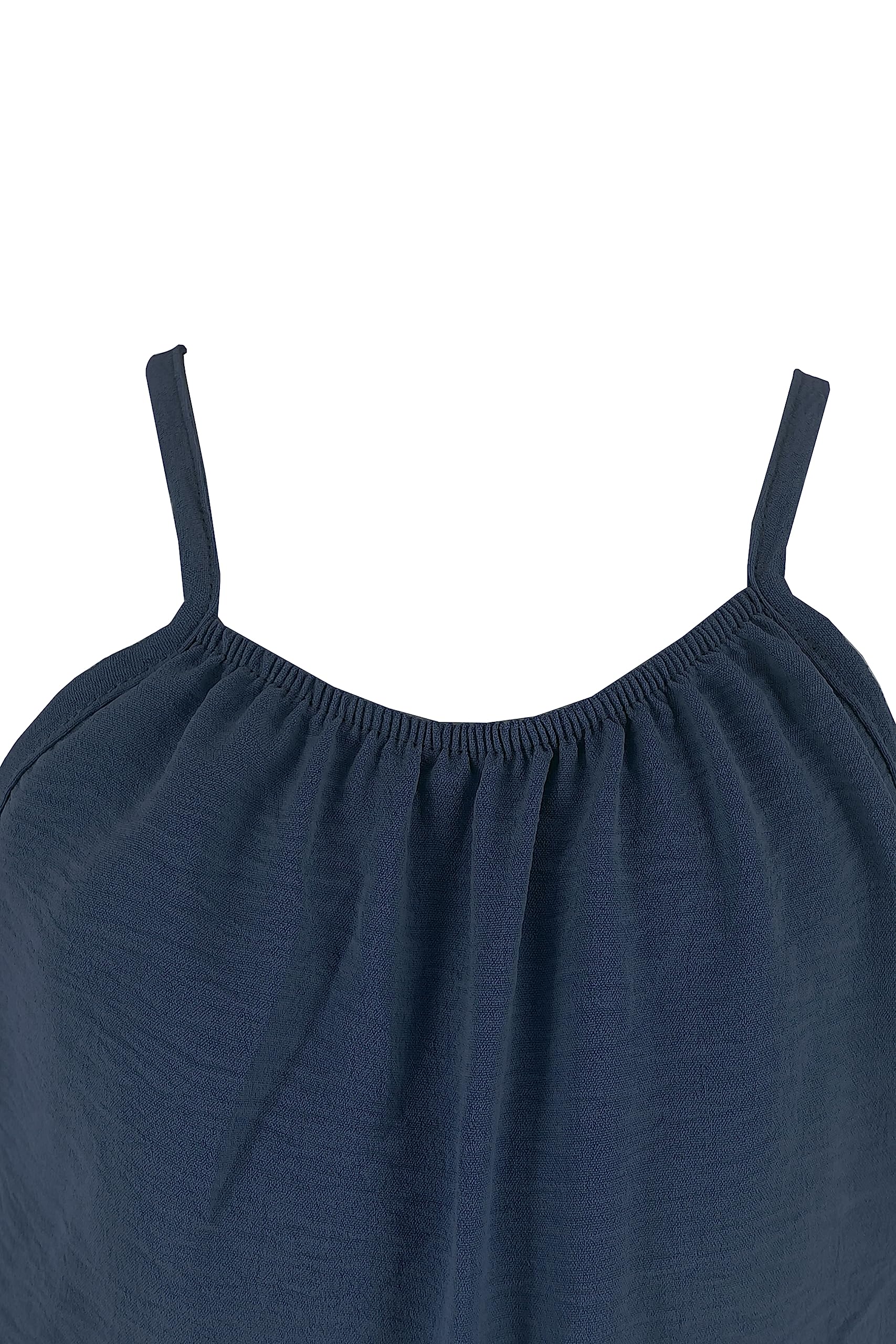 Combinaison de salopette longue fille sans manches (cod. 8809)