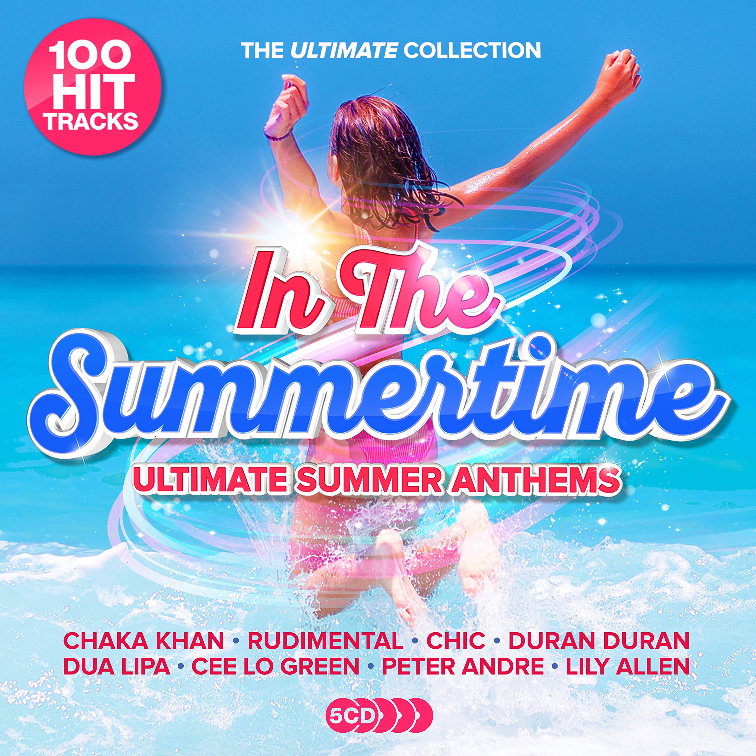 IN THE SUMMERTIME - ULTIMATE SUMMER ANTHEMS, VARIOUS, 5X CD ALBUM, (2019) *NEW*