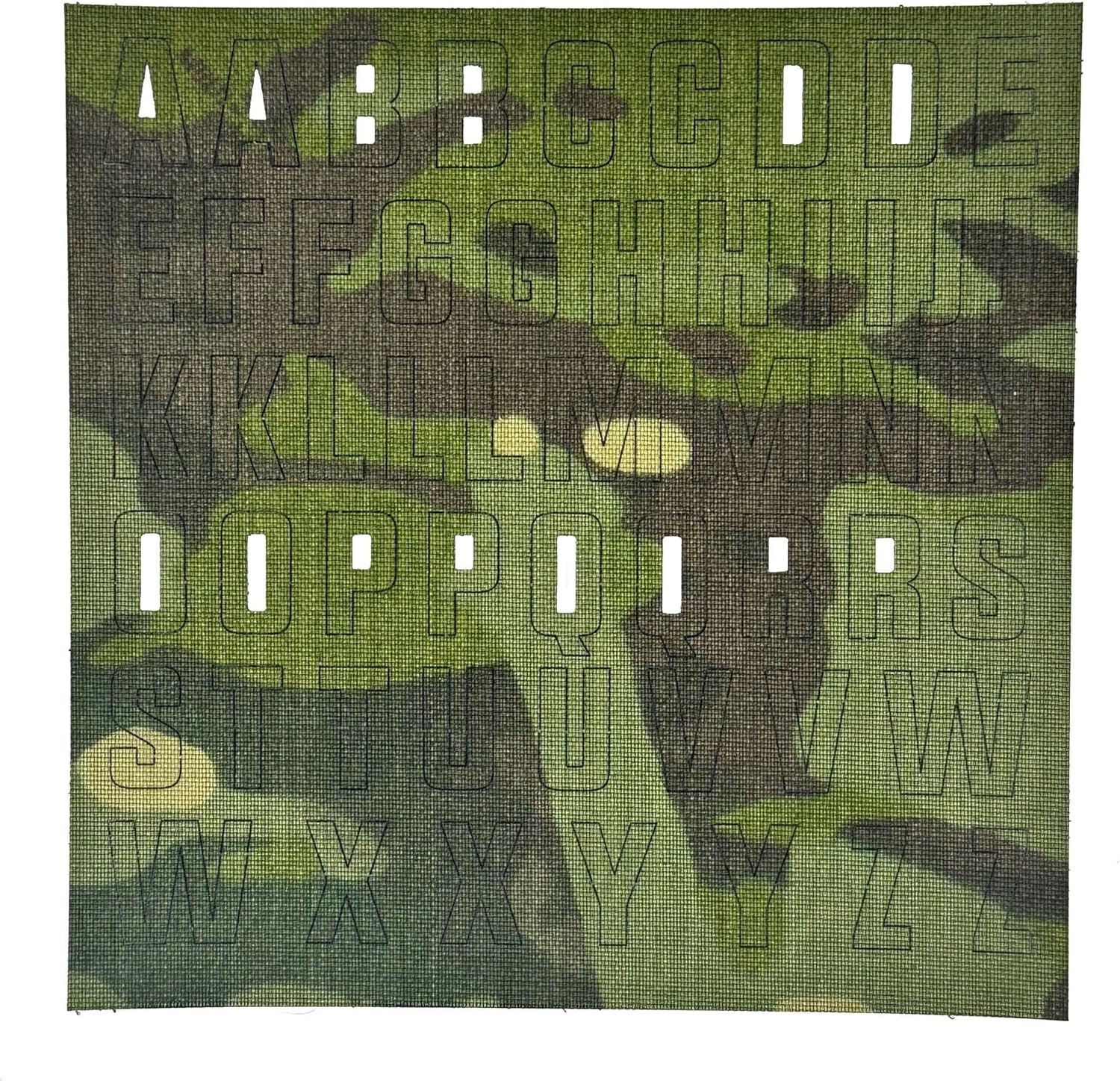 Amazon.com: Alphabet Letters Patch Pack - Cordura (Multicam Tropic ...