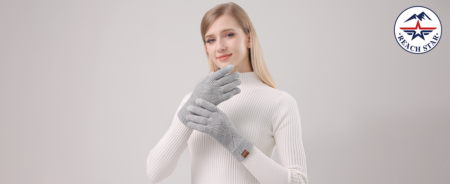 OOTB Hand Warmer Winter Gloves - Rainbow Star Heart Design - Christmas Stocking Filler For Girls