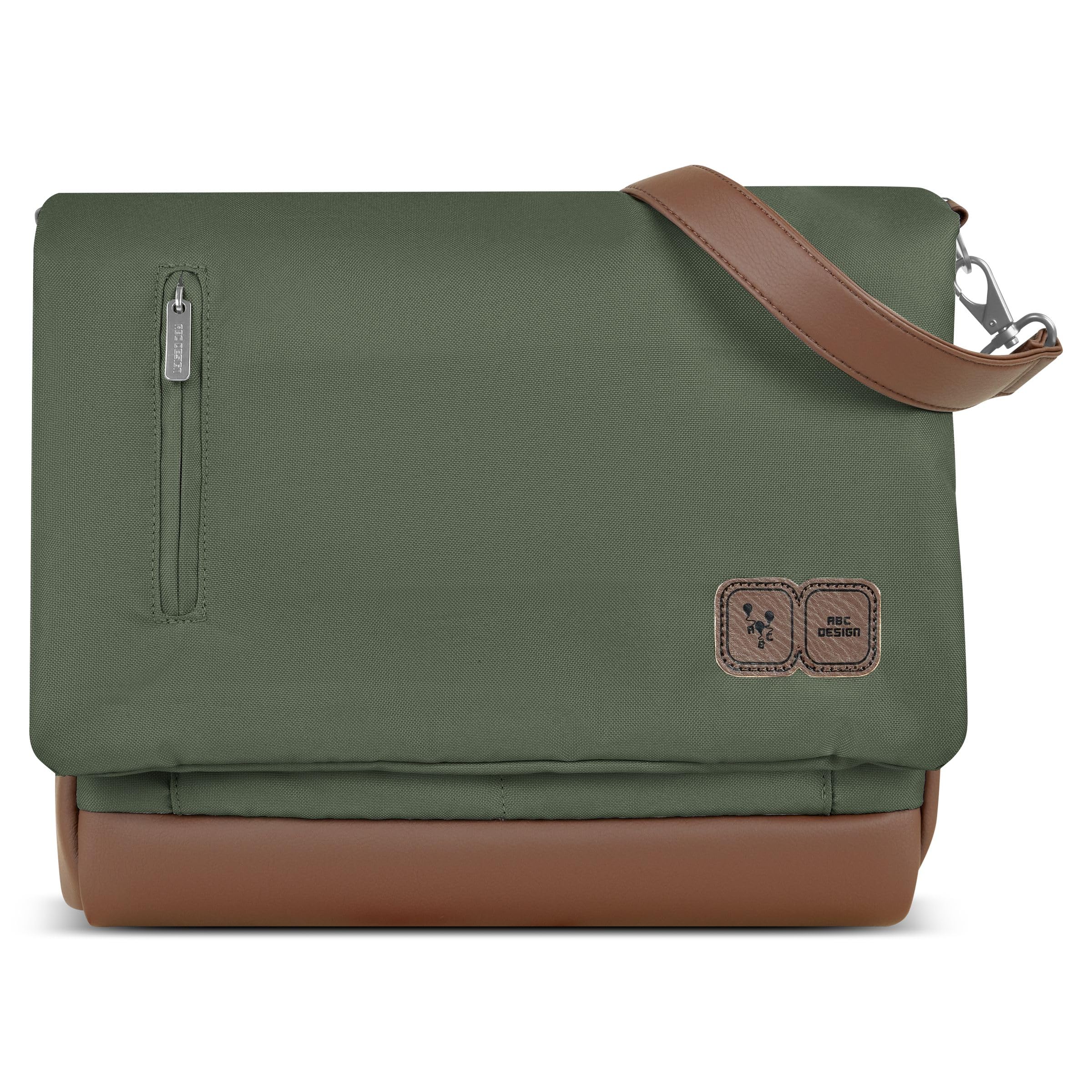 ABC Design Torba do przewijania Urban – Crossbody Bag z akcesoriami dla niemowląt – duża komora główna – szeroki pasek na ramię – poliester, oliwkowy