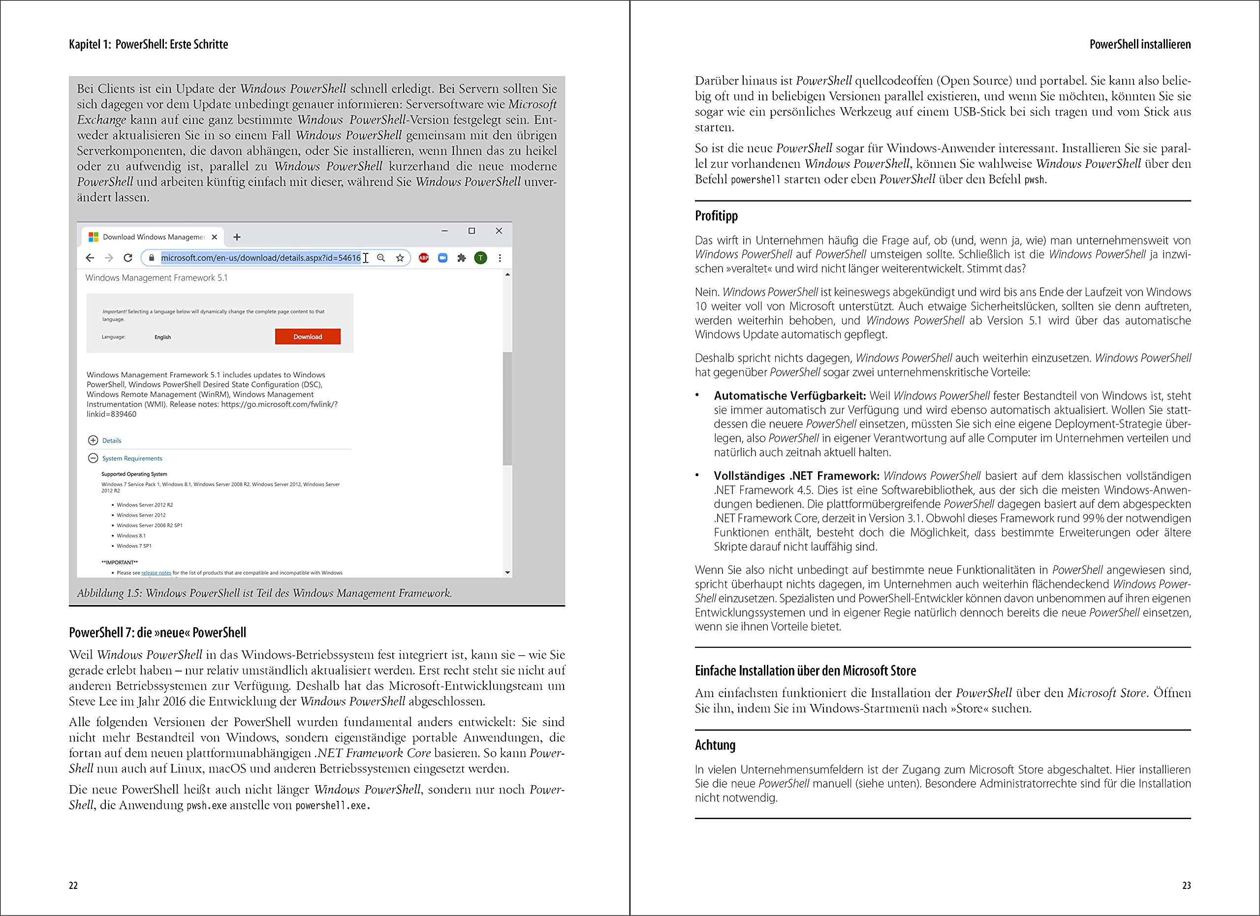 PowerShell 7 und Windows PowerShell: Das komplette Praxiswissen für Administratoren und IT-Profis. Für Windows, Linux, macOS & Cloud