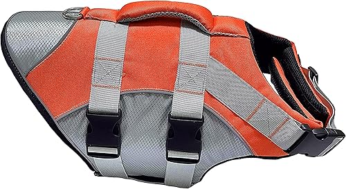 GabeFish chaleco salvavidas reflectante de seguridad para perros novato nadador mascotas chaleco salvavidas