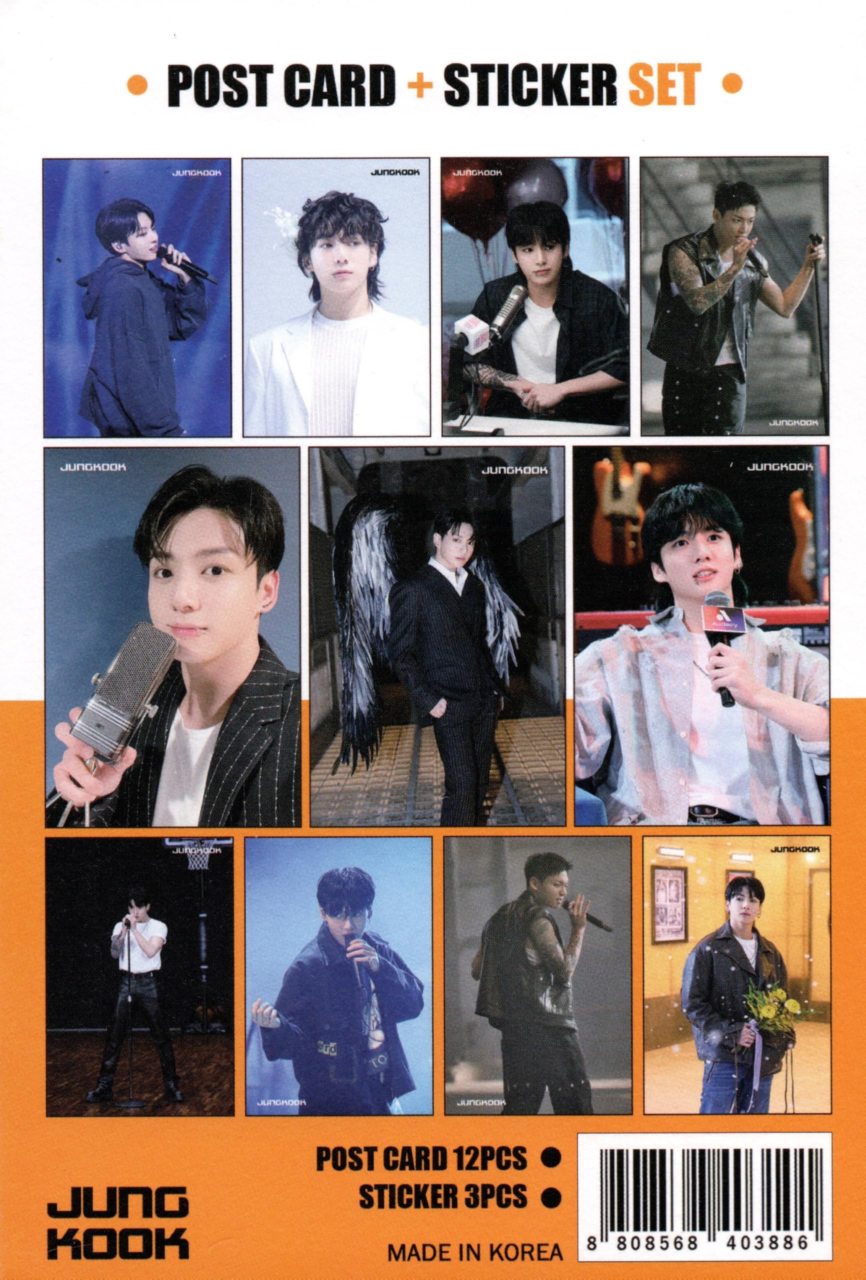 Amazon.co.jp: ジョングク JUNG KOOK ポストカード セット