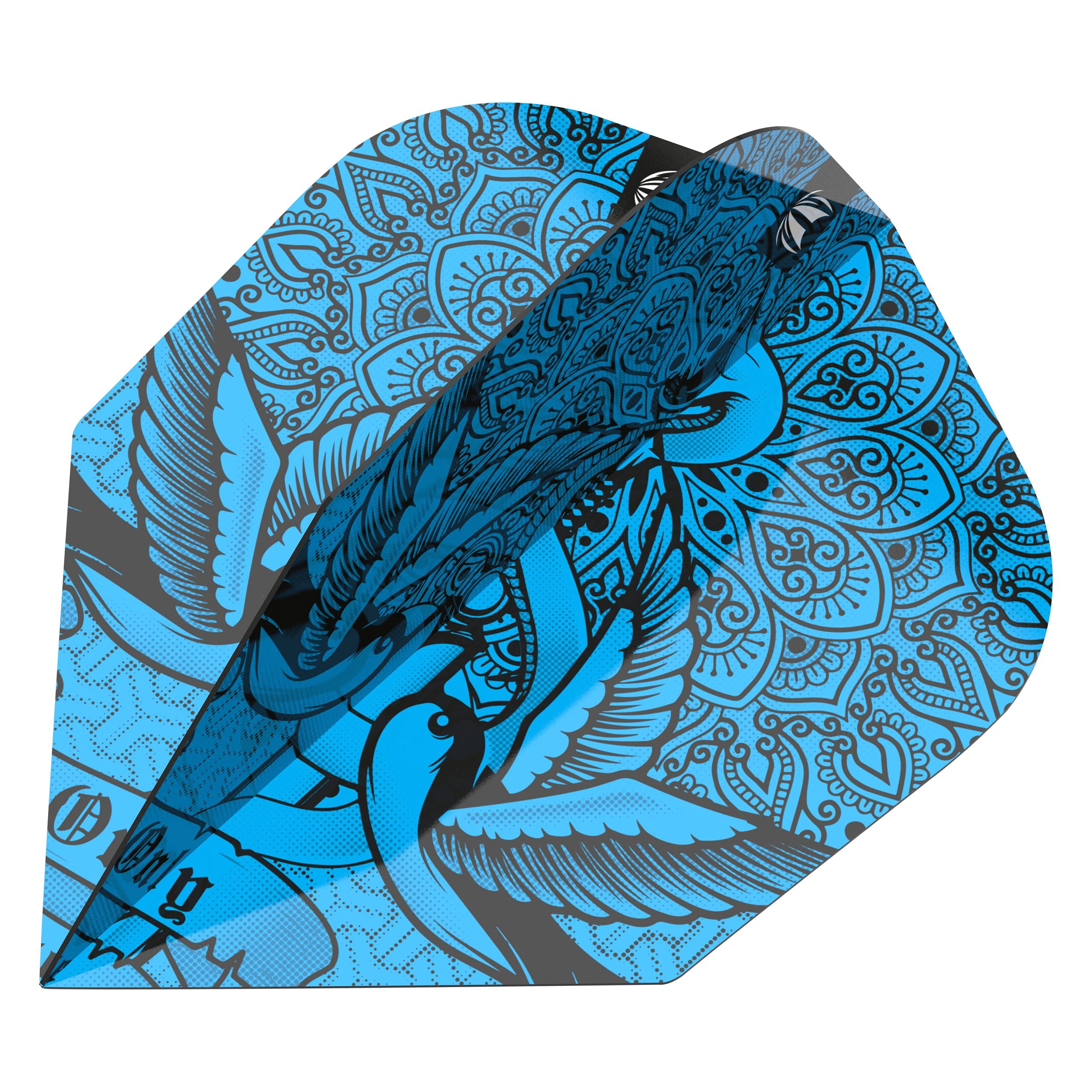 Fléchettes high fashion fl. br. 6 blue bleues pour cible