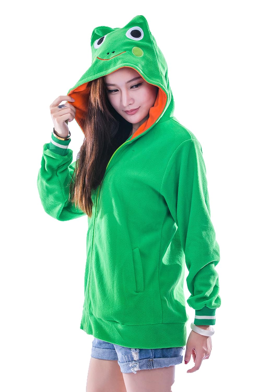 FUNCOS Unisex Animal Cosplay Frog Sweaters Hoodie Hooded Sweatshirts - Review, Price and Buying Guide