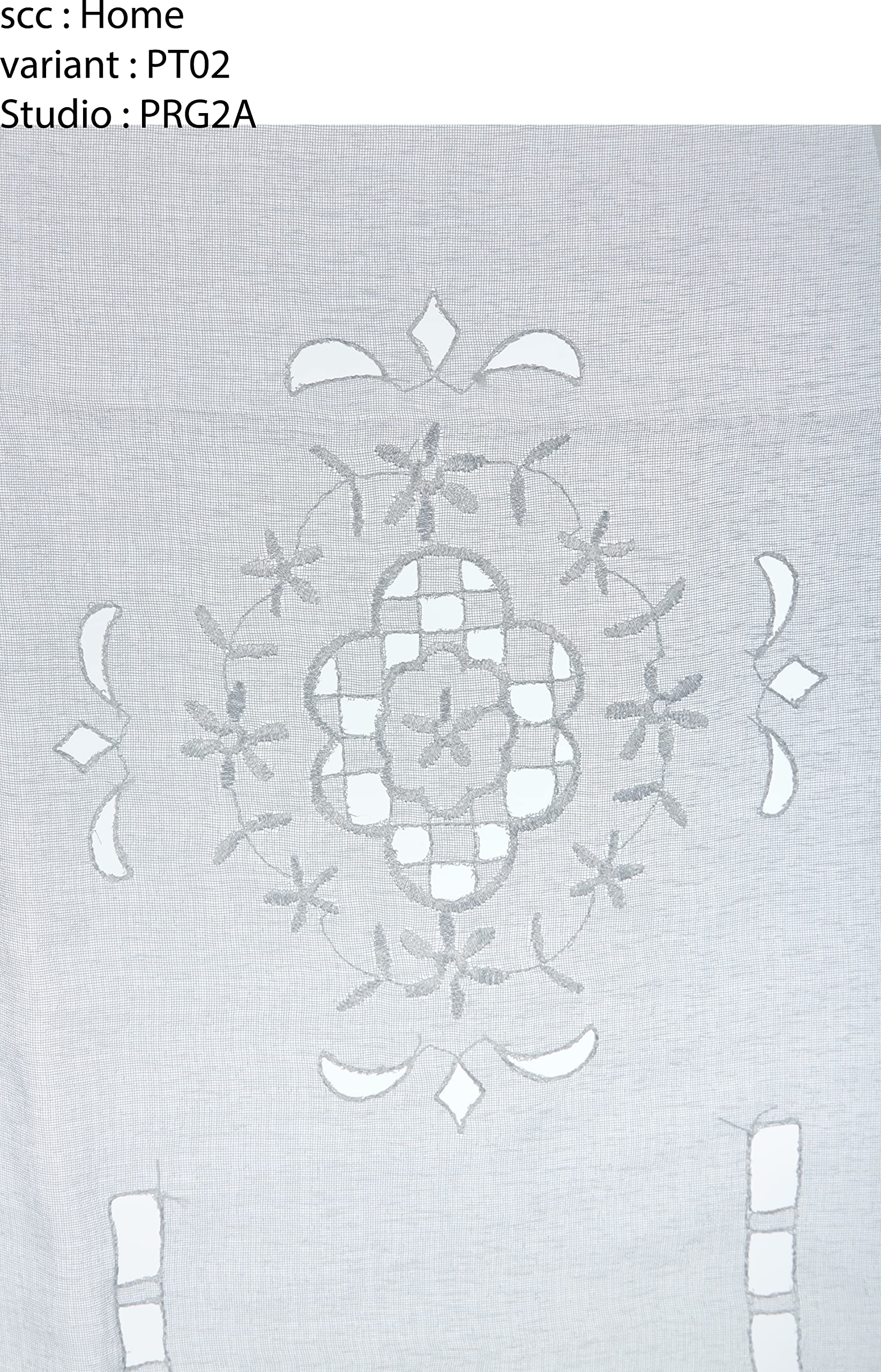 Home Fashion Graz Design - Quadro da Ricamo a Forato, 45 x 30 cm, 2 Pezzi, Colore: Bianco
