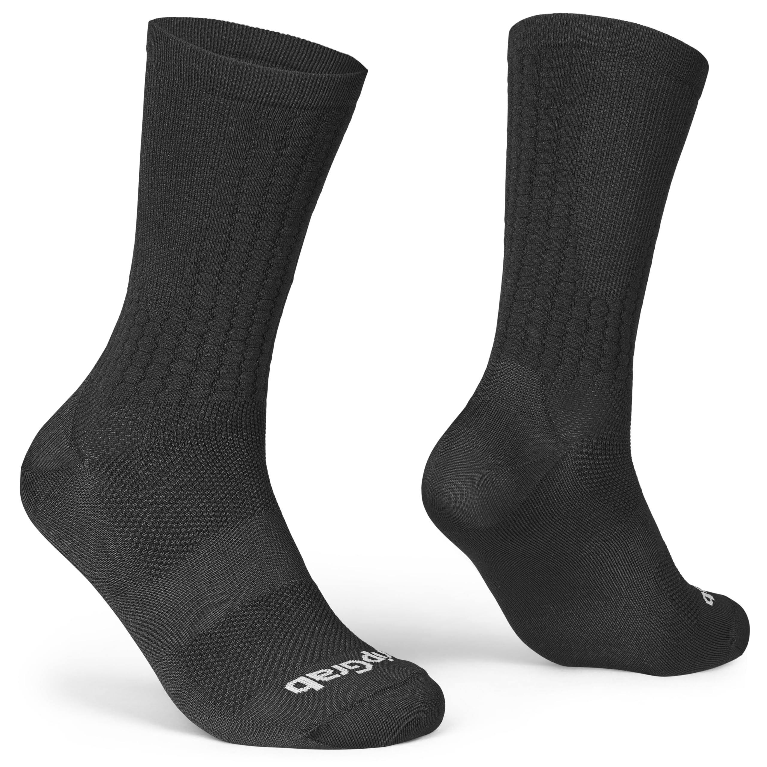 GripGrab FastStream Aero Cycling Socks Tight High Performance Road Bike Socks Long Aerodynamic Summer Cycling Socks Time Trial