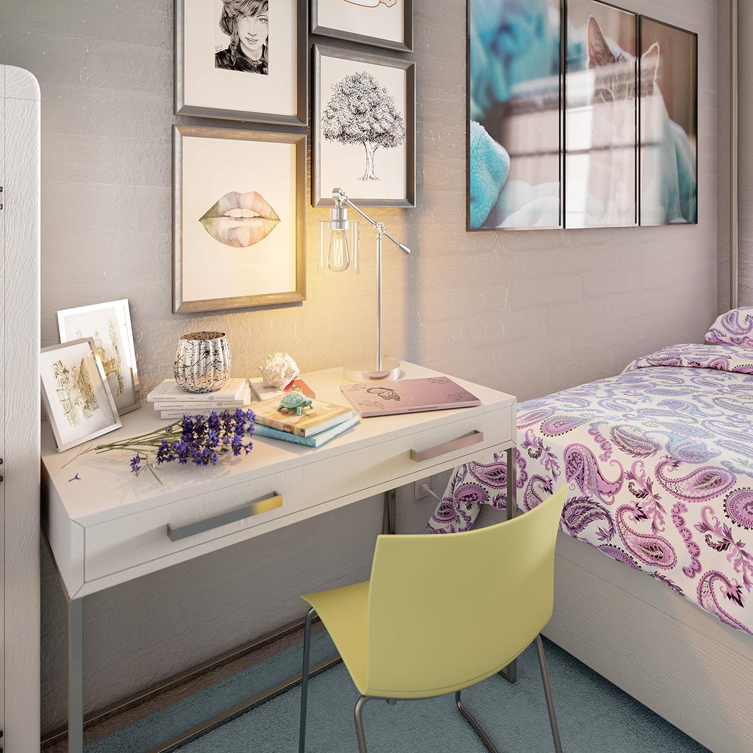 Free Shipping 🛒 Kenroy Home 32974BS Thornton Desk Lamps, Medium, Brushed Steel Super Cheap 🛒 Kenroy Home 32974BS Thornton Desk Lamps, Medium, Brushed Steel