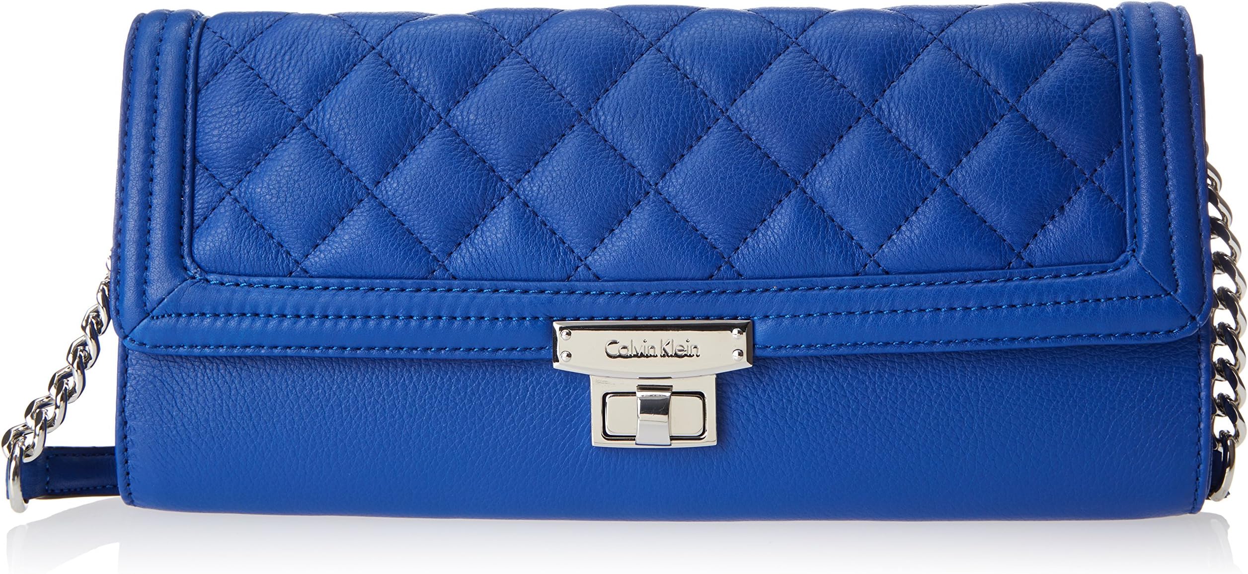 Calvin Klein Geneva Quilted Leather Clutch
