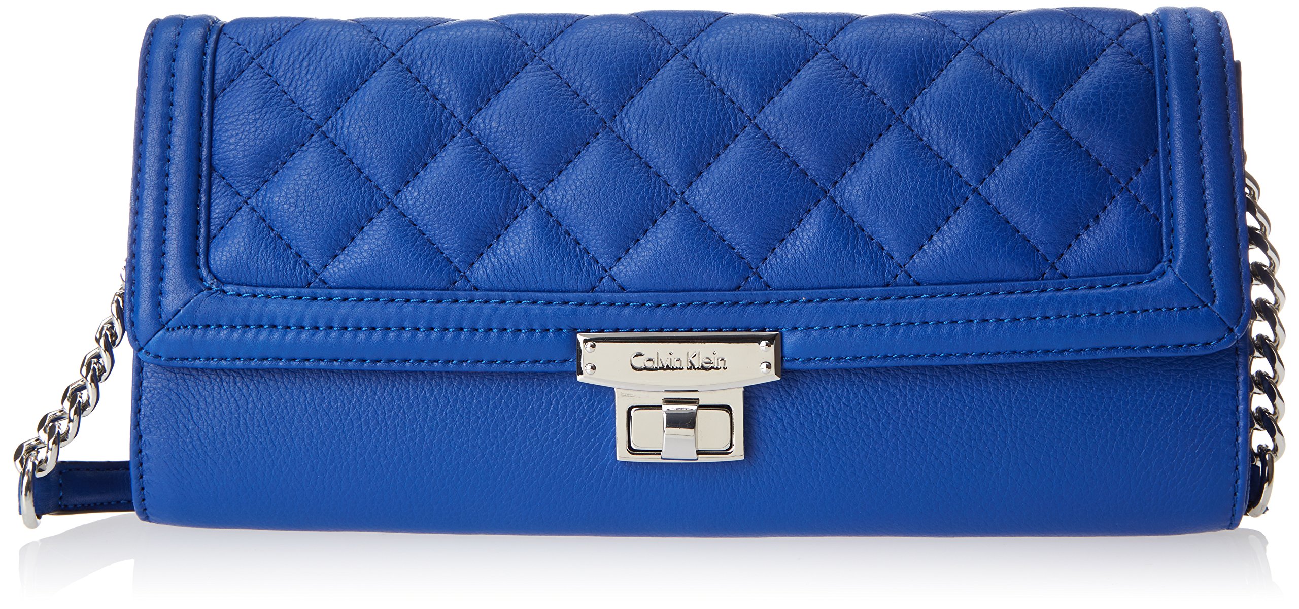 Calvin Klein Geneva Quilted Leather Clutch