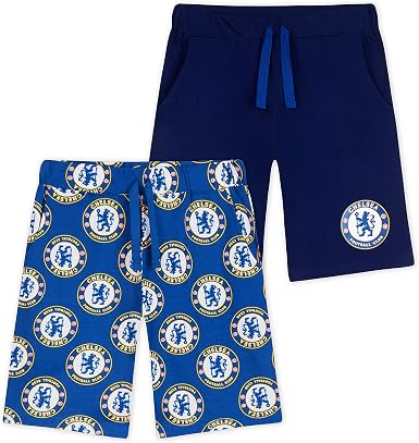 Chelsea F.C. Boys Shorts, 2 Pack Jersey 