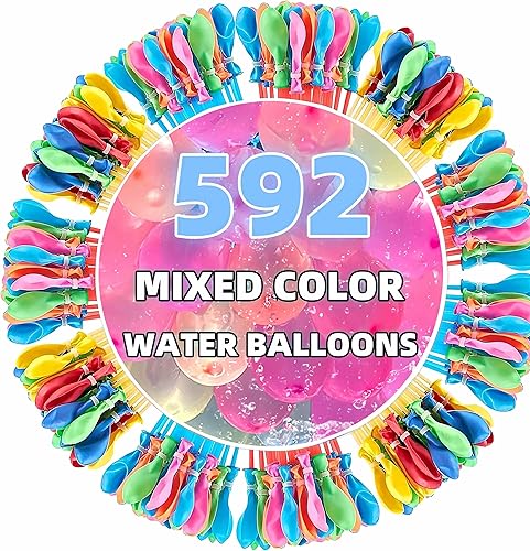 Summer Water Toys Magical Quick Fill Water Balloons for Pools and Water Companions 592 Balloons (CO)