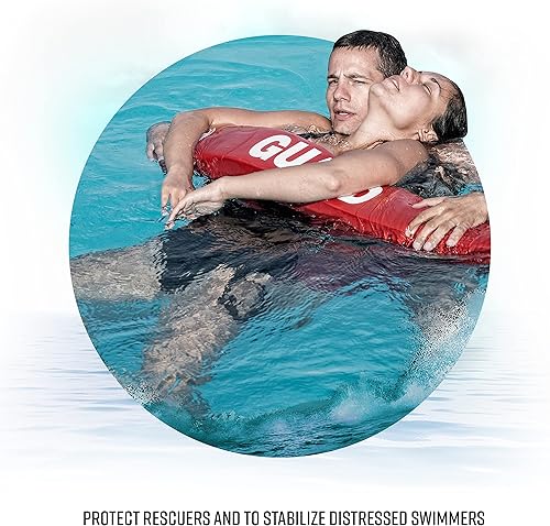 Miniatura 8 de ASA TECHMED Tubo de rescate salvavidas para uso doméstico y comercial, ideal para salvavidas y piscina personal, incluye silbato a juego