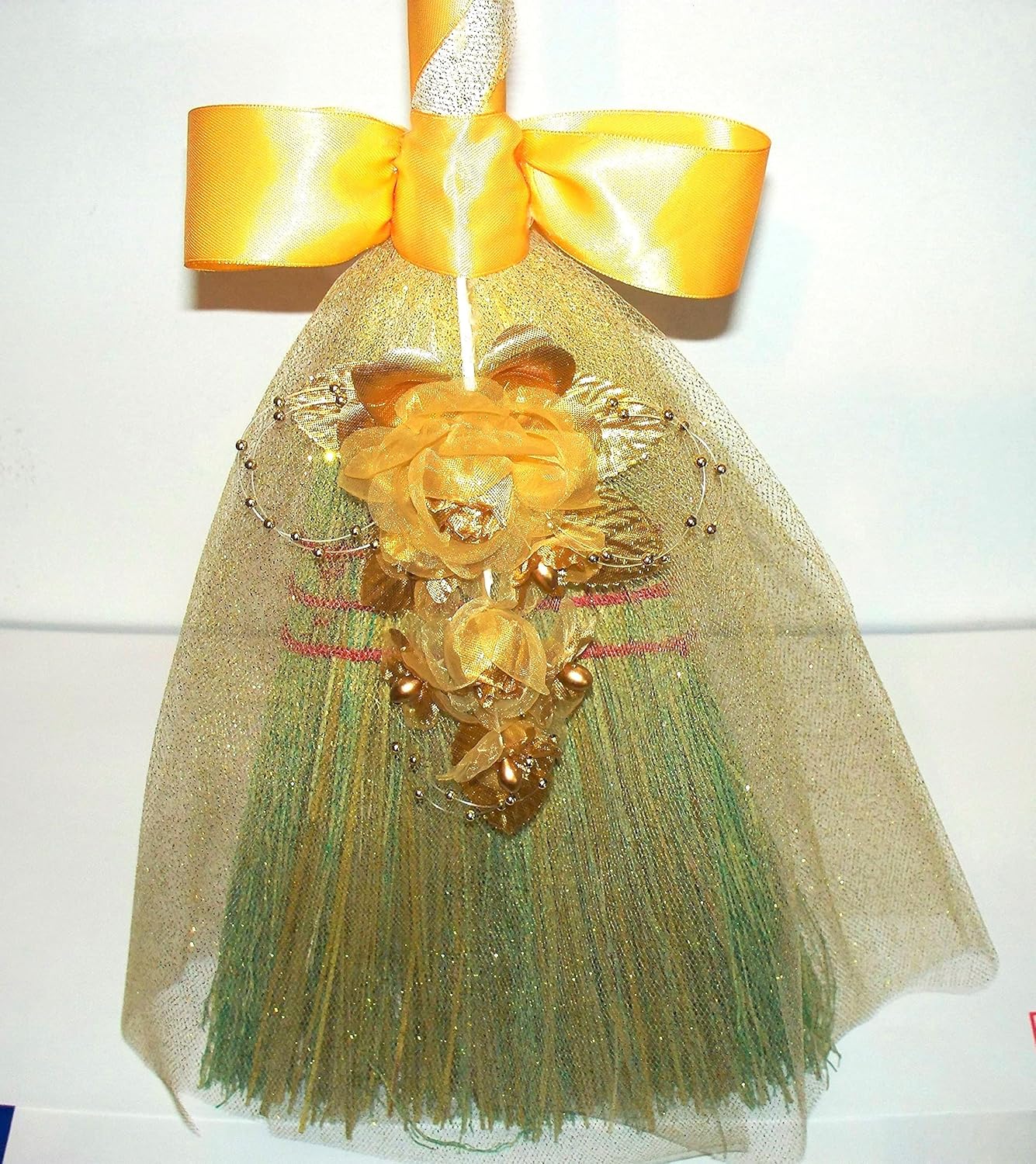 Wedding Ceremony Gold Sparkle 34" Jumping The Broom