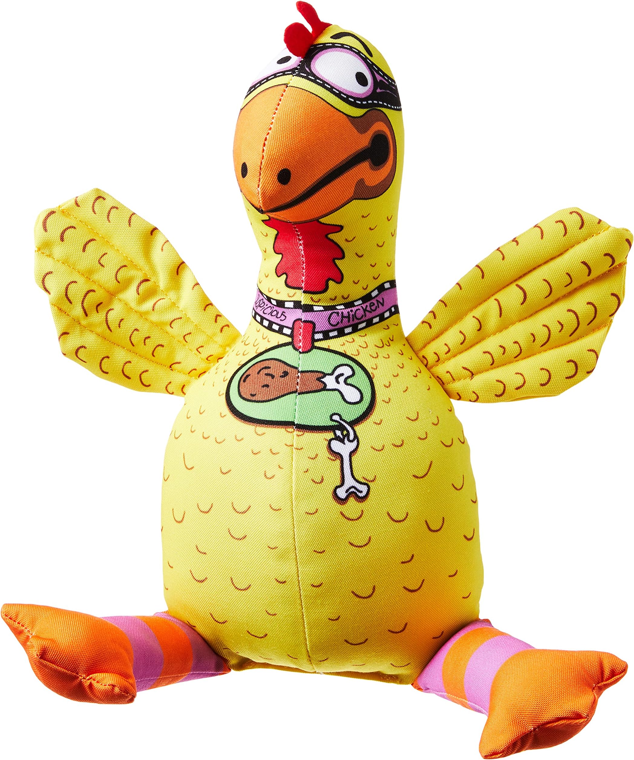 Pet Supplies Pet Squeak Toys FAT CAT Dog Toys Barnyard Bullies Plush Dog Toy Made With