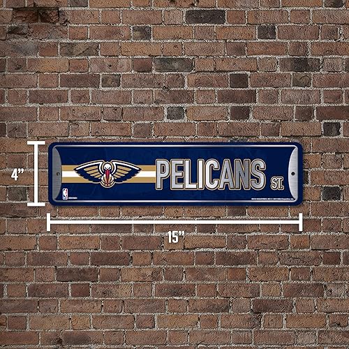 Vista 146 de Rico Industries NBA Basketball Metal Street Sign