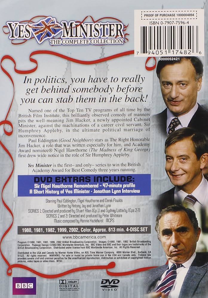 Amazon.co.jp: Yes Minister: Complete Collection (3pc) [DVD