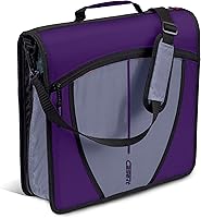 Vista 11 de Case-it Mighty Zip Tab - Carpeta escolar con cremallera, junta tórica de 3", capacidad para 600 hojas, carpeta expansible de 5 asignaturas