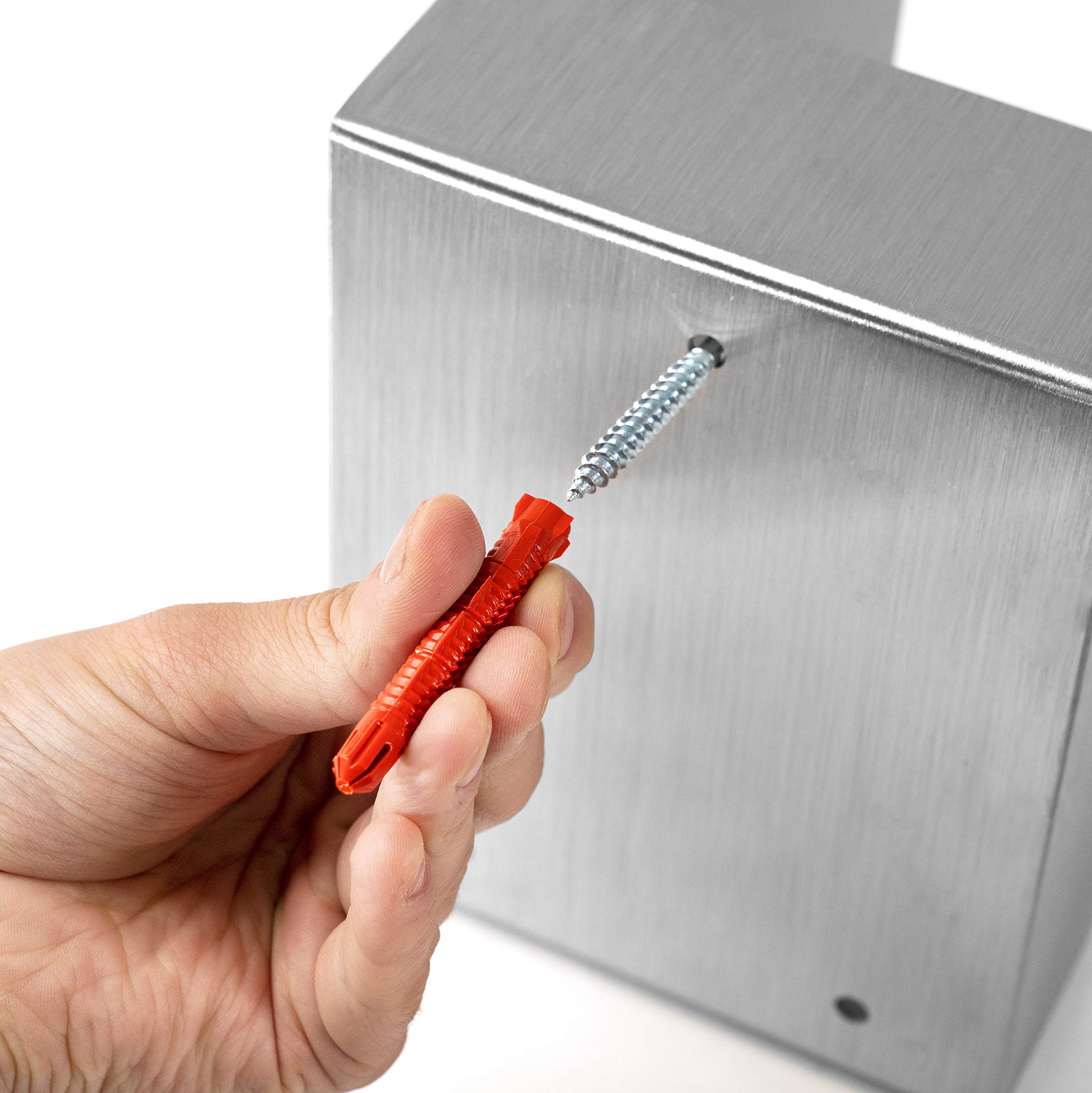 masunt Schlüsselsafe 1120 E Code elektronischer Schlüsseltresor V2A Edelstahl wetterfest Silber