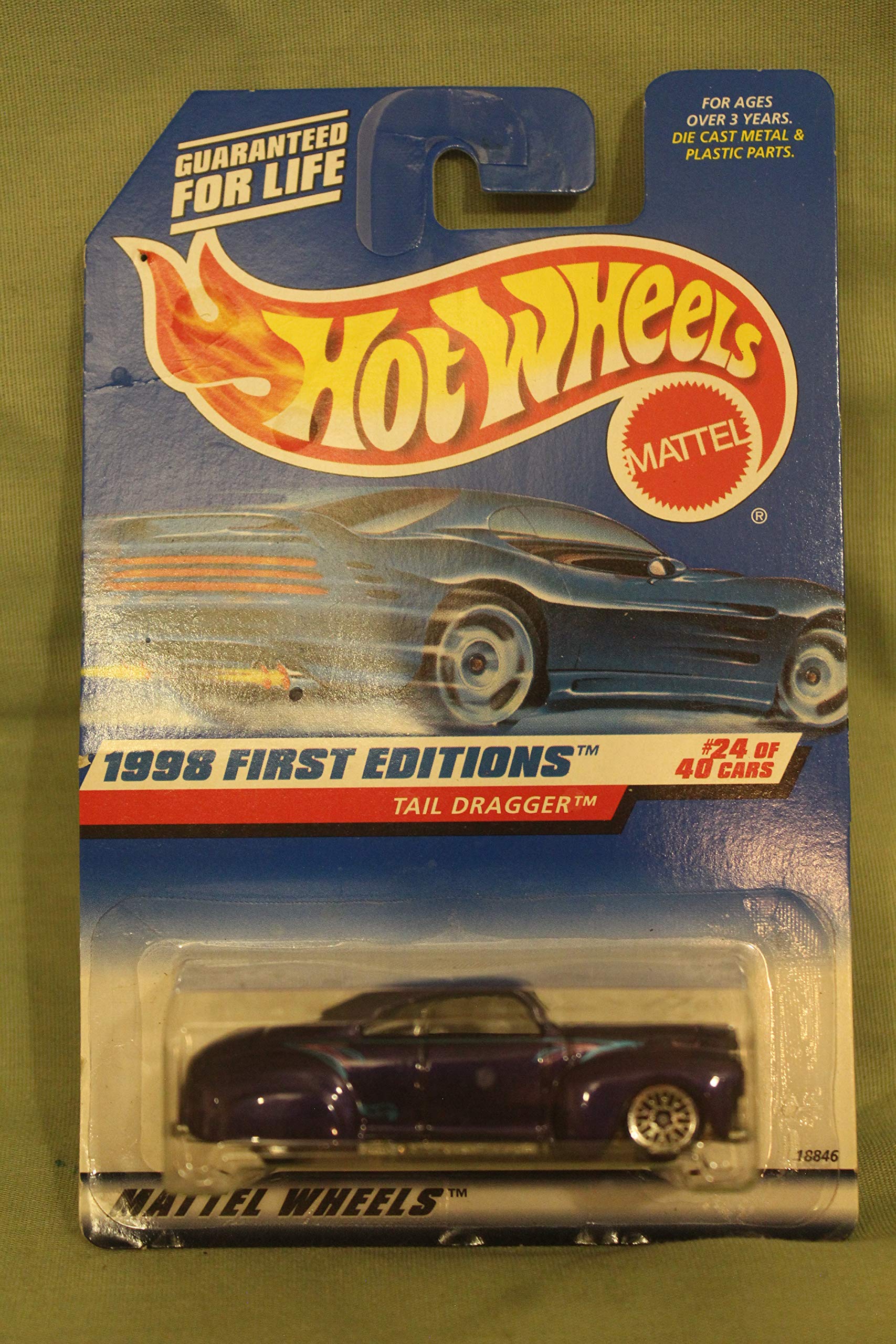 Amazon.com: Hot Wheels 1998 First Editions -#24 Tail Dragger #659