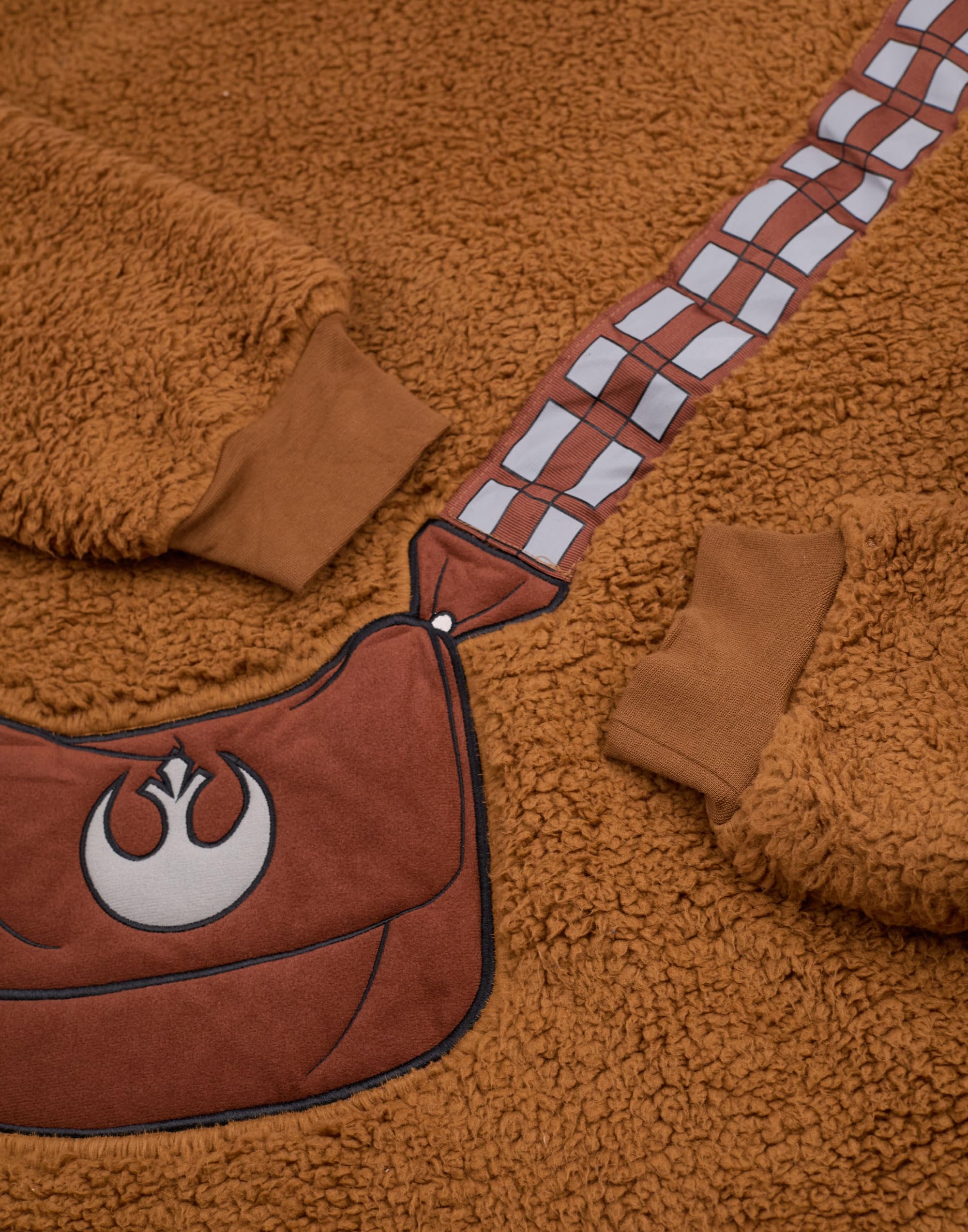 Star Wars Sudadera con Capucha Unisex | Sudadera con Capucha para Adultos con gráficos de Personajes Ropa de Estar por casa con Forro de Sherpa de Talla única