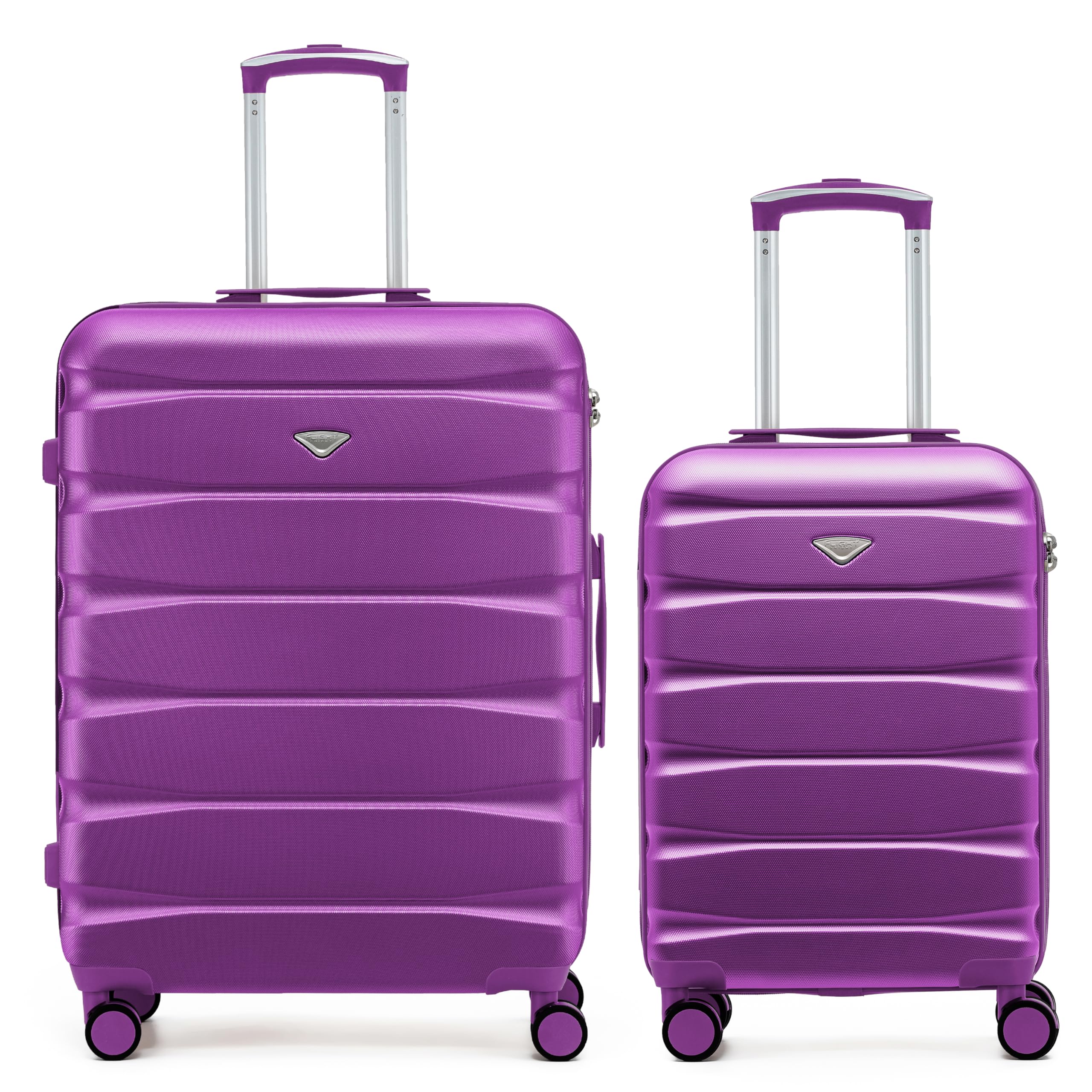 Flight Knight Underseat Cabin Suitcase 45x36x20cm | Free Hand Luggage for EasyJet & Wizz Air | Lightweight ABS Hard Shell with 8 Silent-Glide Spinner Wheels | Max Space Travel Bag — view 26