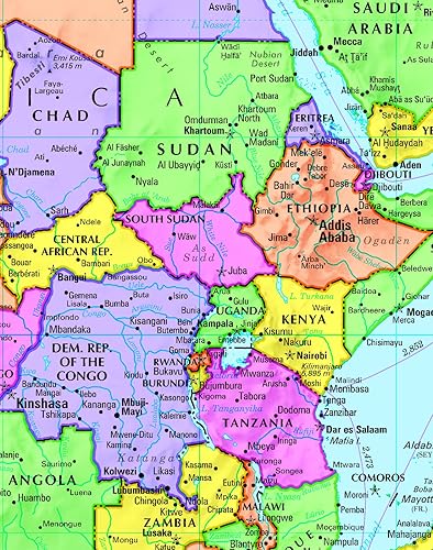 Miniatura 3 de CoolOwlMaps Estados Unidos juego de mapas de pared