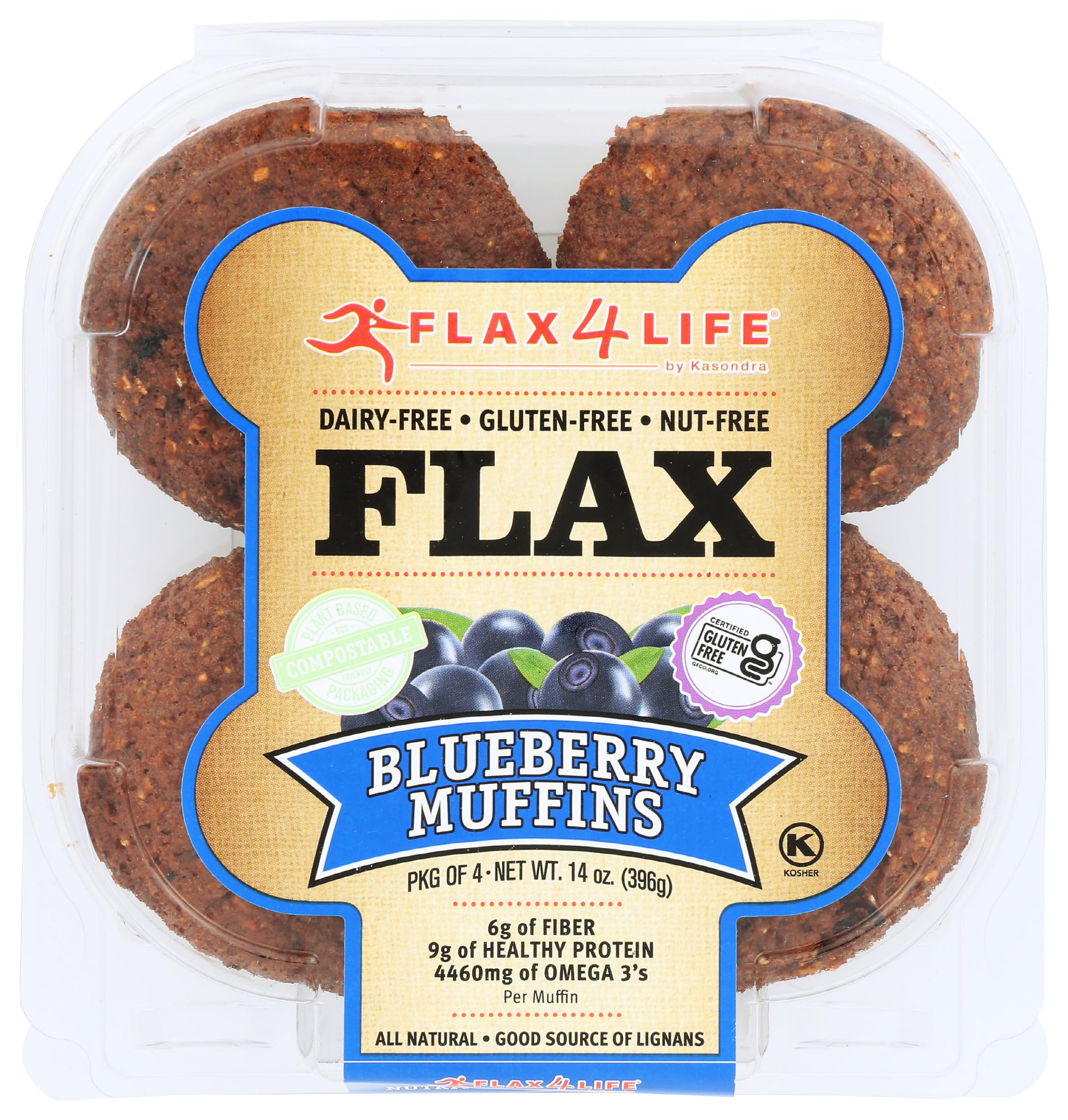 FLAX4LIFE MUFFIN FZ WILD BLUEBRY