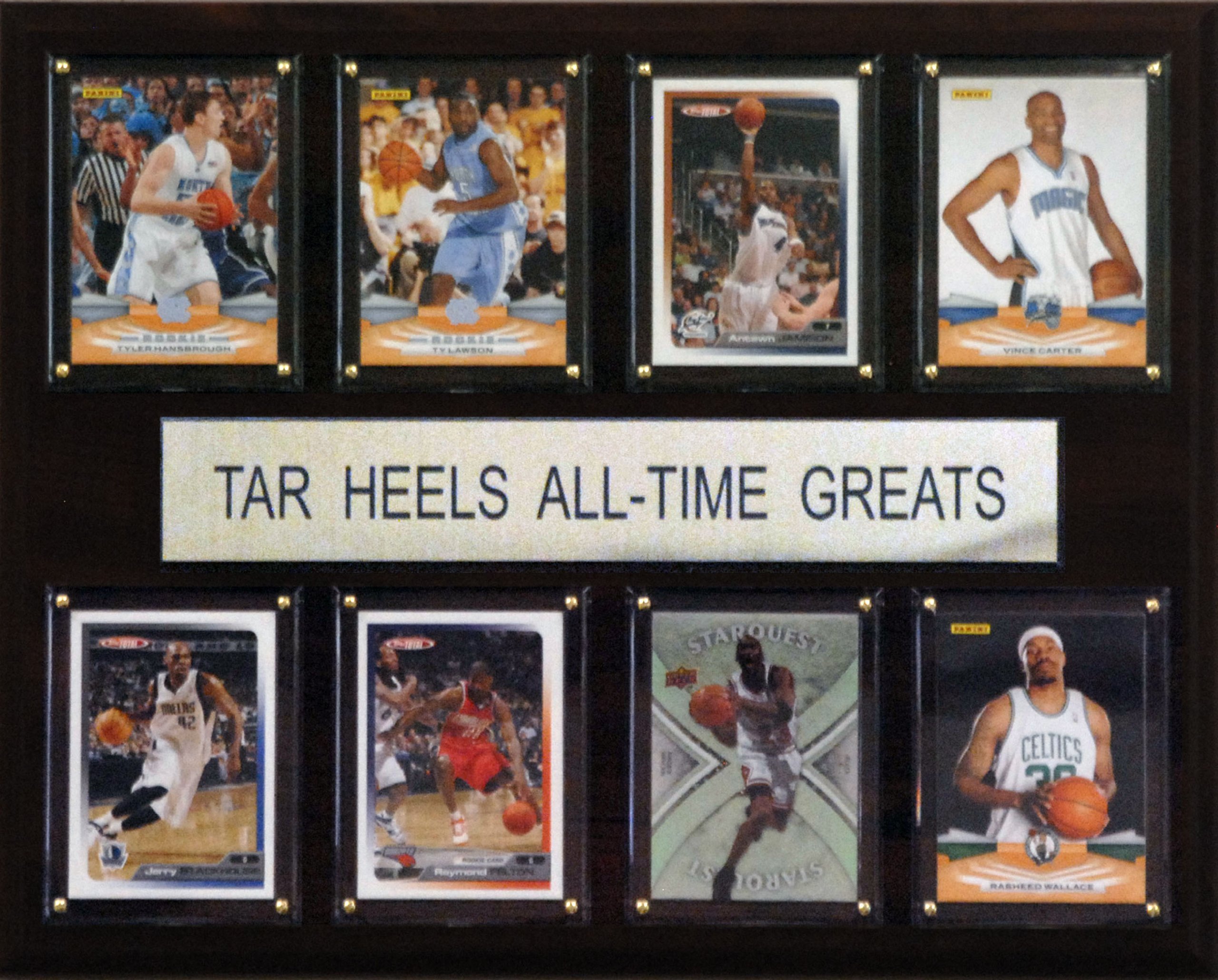 NCAA Basketball North Carolina Tar Heels All-Time Greats Plaque