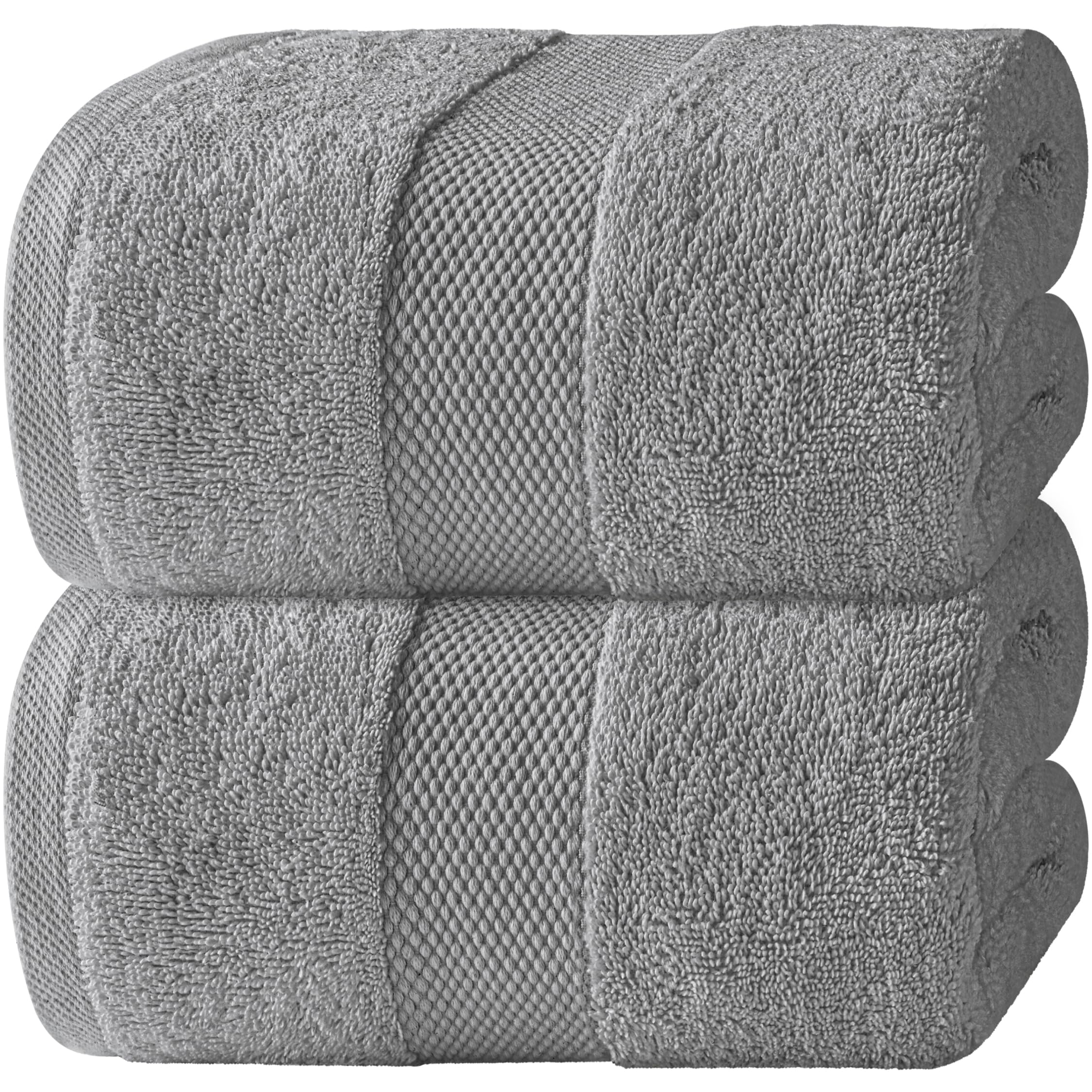 White Classic Luxury Bath Sheets - 2 Pack (35x70) -13