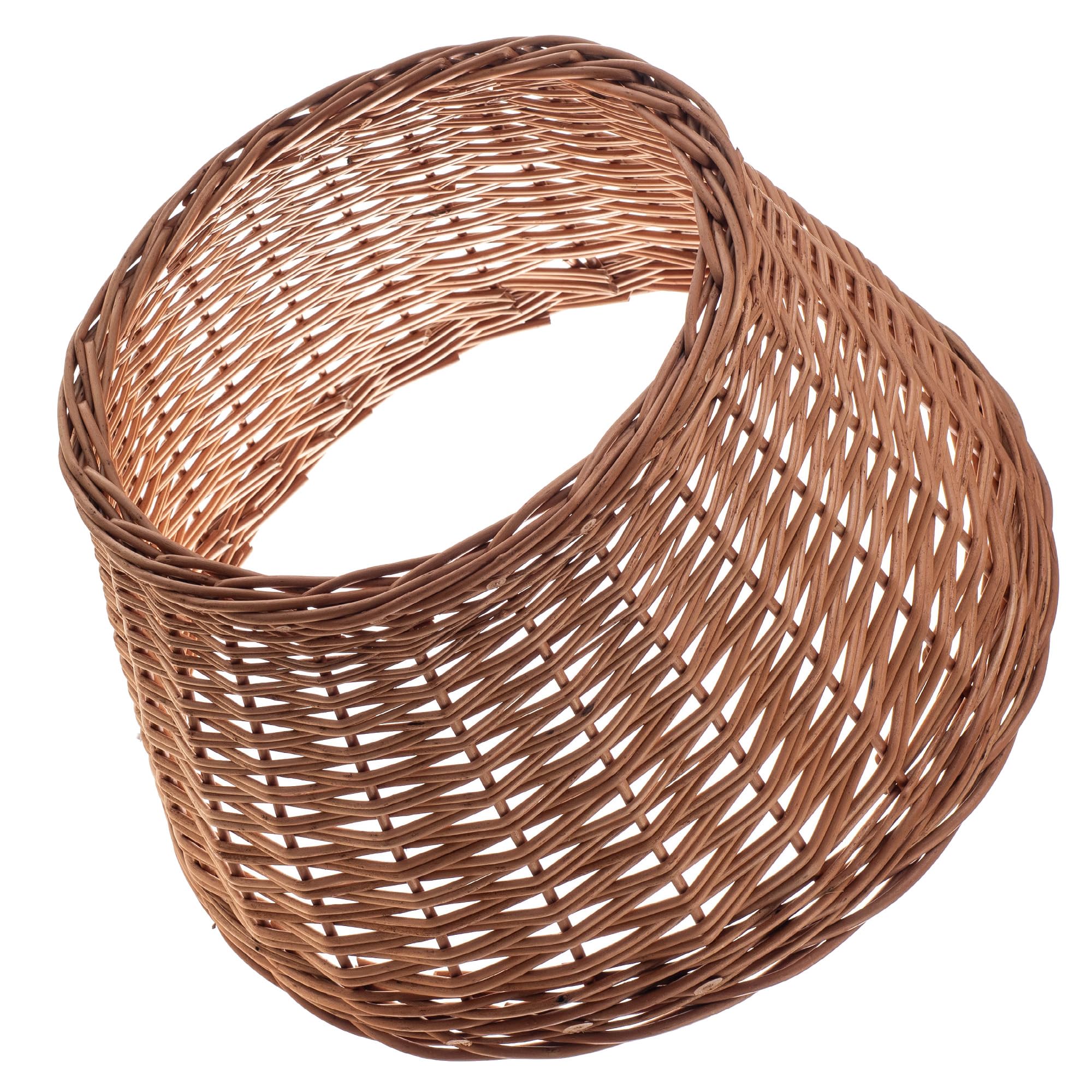 KADAX Gonna per Albero di Natale in Vimini Naturale, Copertura Fatta a Mano, Custodia e Anello (46,5 cm)