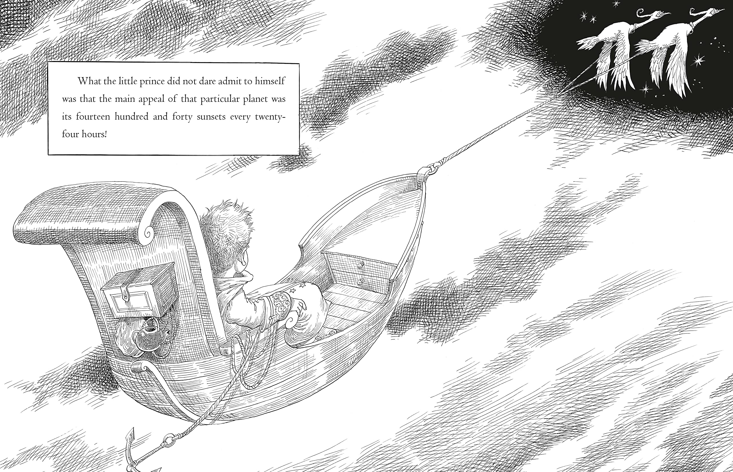 The Little Prince: A stunning gift book in full colour from the bestselling illustrator Chris Riddell