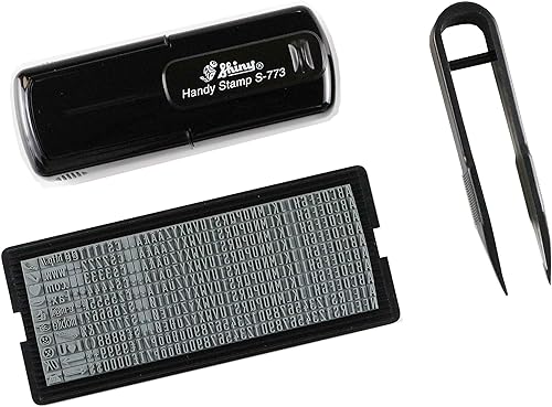 Miniatura 1 de Shiny S-773-1 Handy Stamp, DIY Set, Black