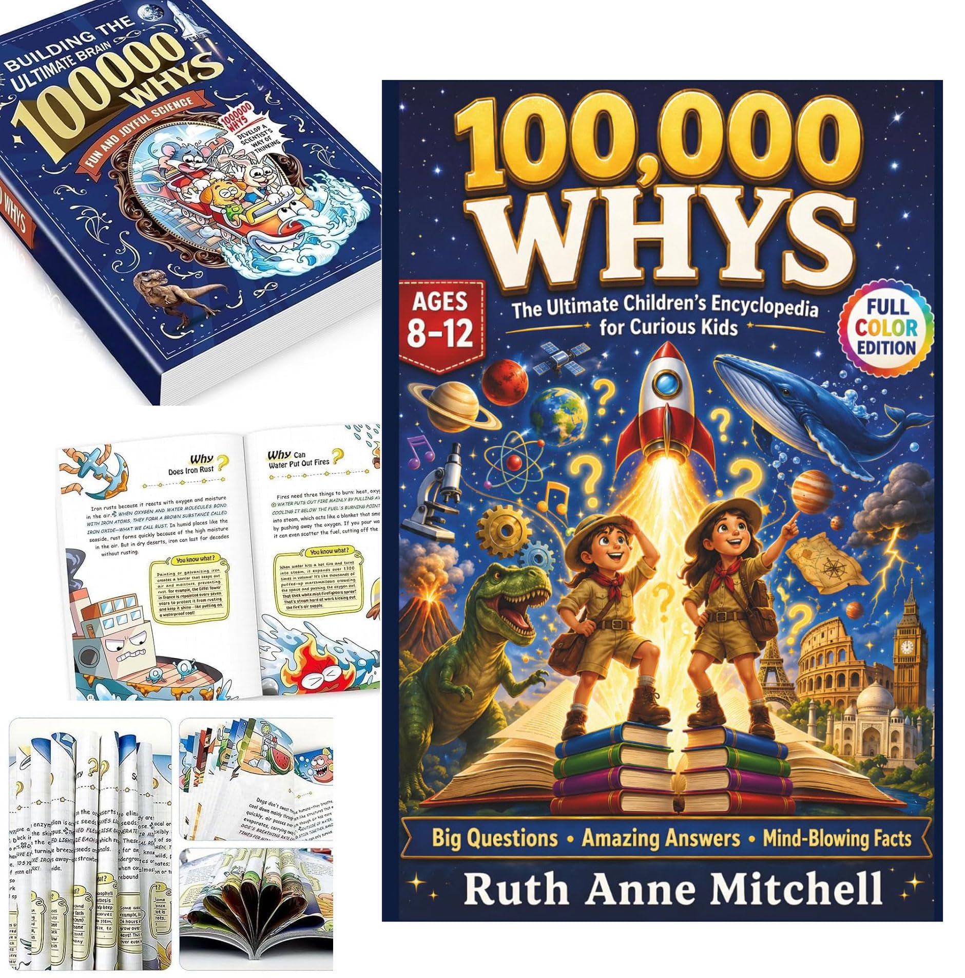 Encyclopedia for Children - Children's Encyclopedia "Why 100,000?",Building the Ultimate Brain 100,000 Whys,Extracurricular Reading for Primary School Students (WHYS Book)