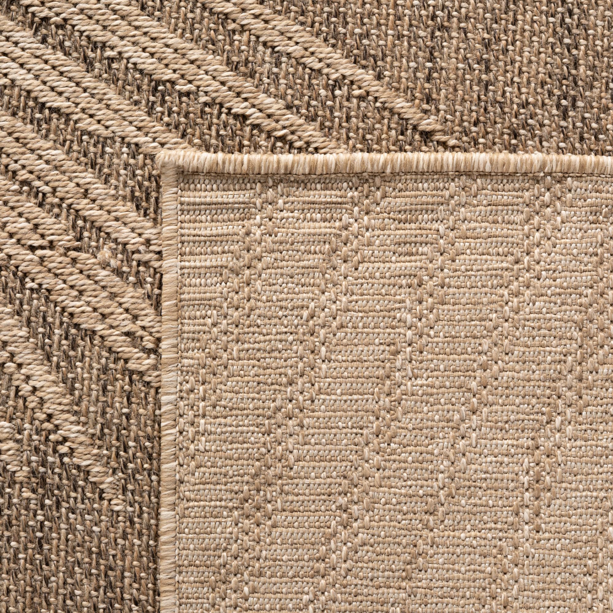 Carpettex Tapis d'Extérieur Résistant aux Intempéries 200x300 (200 x 290 cm) Beige - Résistant aux UV, Imperméable, Robuste et Naturel en Jute - Idéal pour Balcon, Terrasse, Cuisine, Jardin, et Salon