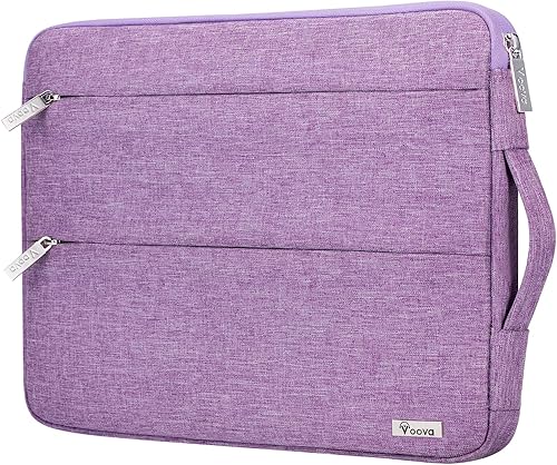 Miniatura 12 de Voova - Funda para laptop de 11.6, 13, 13.3, 14 y 15.6 pulgadas, resistente al agua, bolsa protectora para laptop Gris,Negro,Azul,Gris