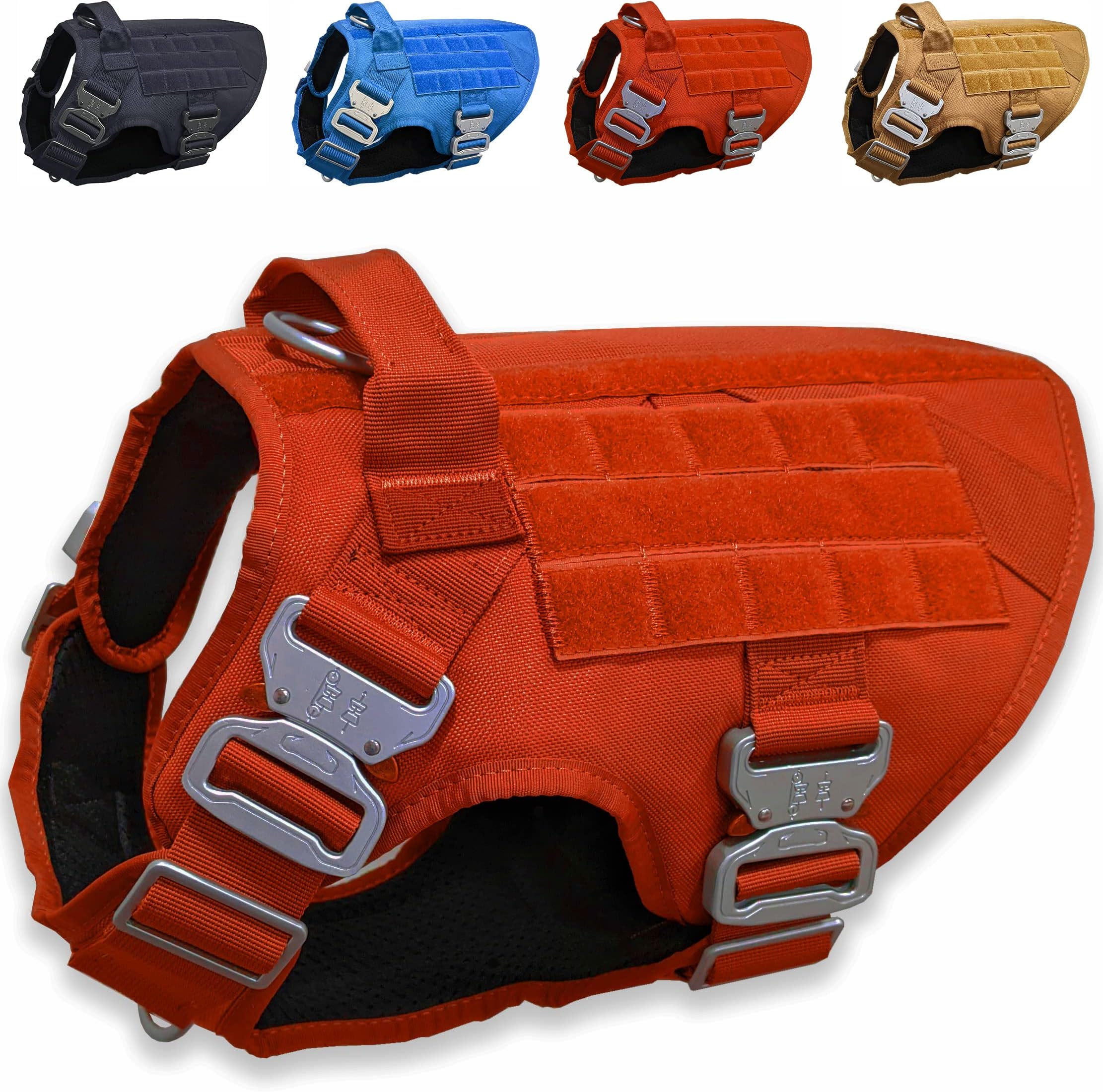 SBSGV Tactical Dog Harness for Large Dogs, a Heavy Duty No-Pull