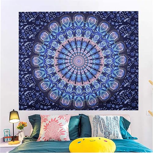 FOCUSSEXY - Tapiz de mandala diseño de mandala Dorado