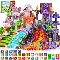 LUVTOY Costruzioni Magnetiche per Bambini – 150 Pezzi Costruzioni cubi magnetici per Bambini – Giochi blocchi Magnetici per Bambino 3 4 5 6 7 8 9 10 Anni – Pasqua Regali di Compleanno 3-10 Anni Natale