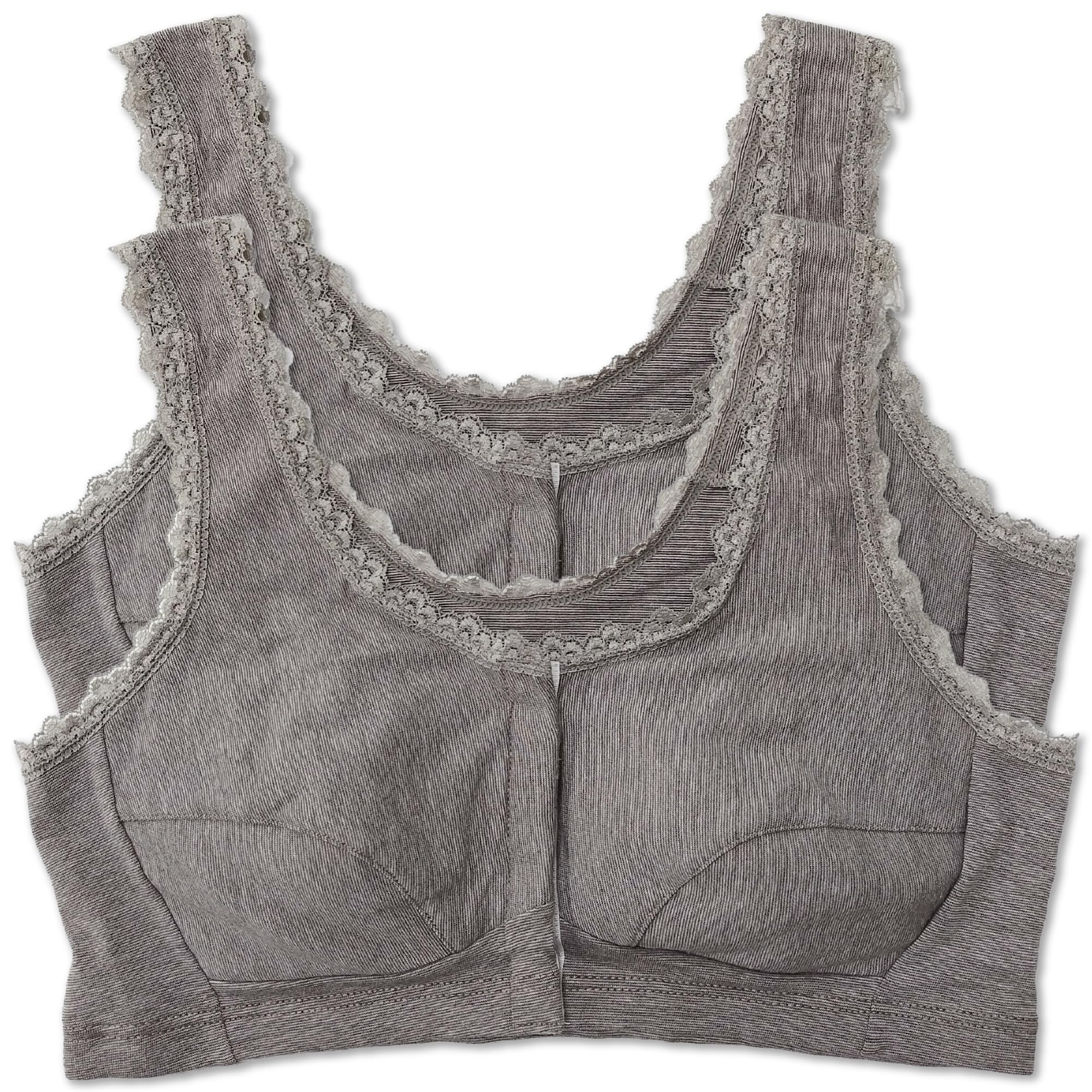 Amazon | [VieCet] ヴィセ さらのび 綿混 前開き ノンワイヤー