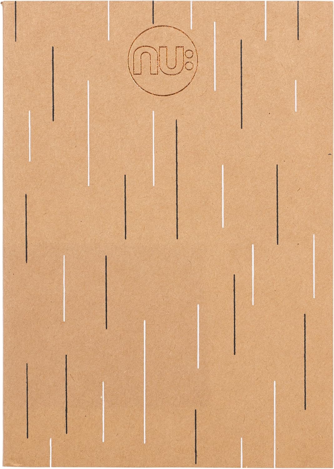 NU Kraft A4 Foiled Notebook, Pack of 3,Khaki